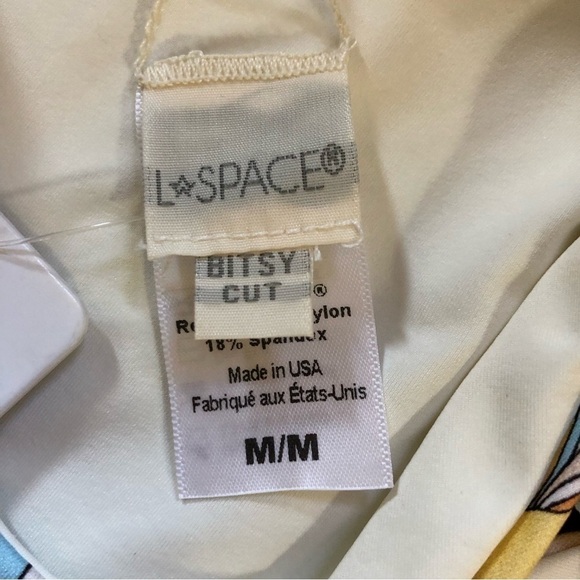 NWT l Space Floral Bikini Bitsy Cut Medium - Picture 4 of 7